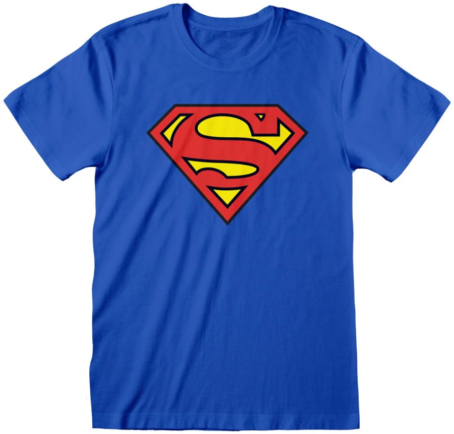 Tričko Pánské - Dc Comics - Superman - vel.LOGO HR|MODRÉ|VELIKOST XL - Superman Comics