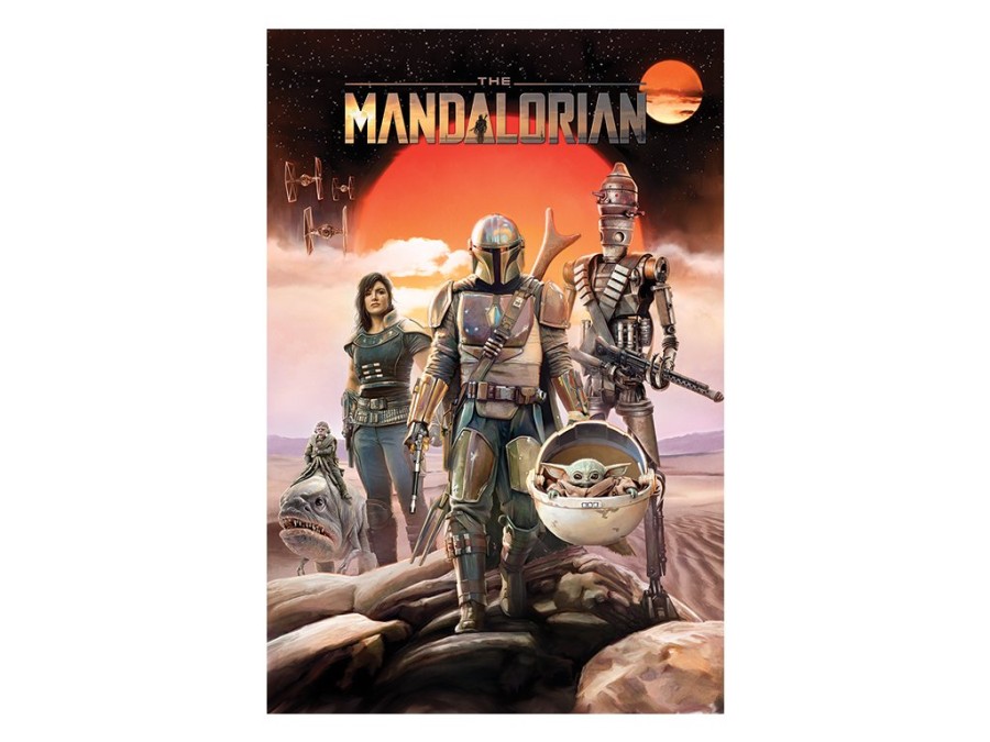 Plakát 61 X 91,5 Cm - The Mandalorian - Star Wars The Mandalorian