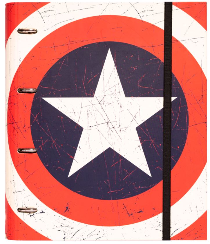 Kroužkový Pořadač - Marvel - Captain America