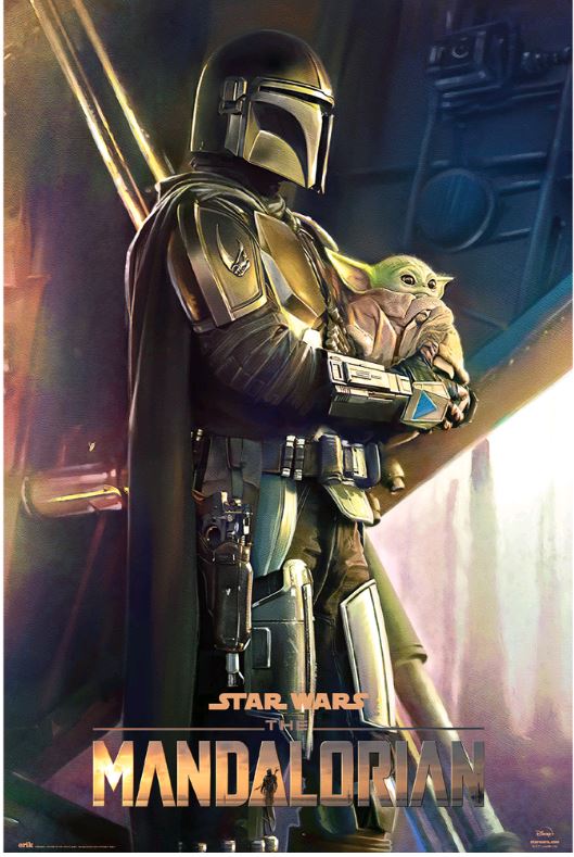 Plakát 61 X 91,5 Cm - Star Wars - Star Wars The Mandalorian