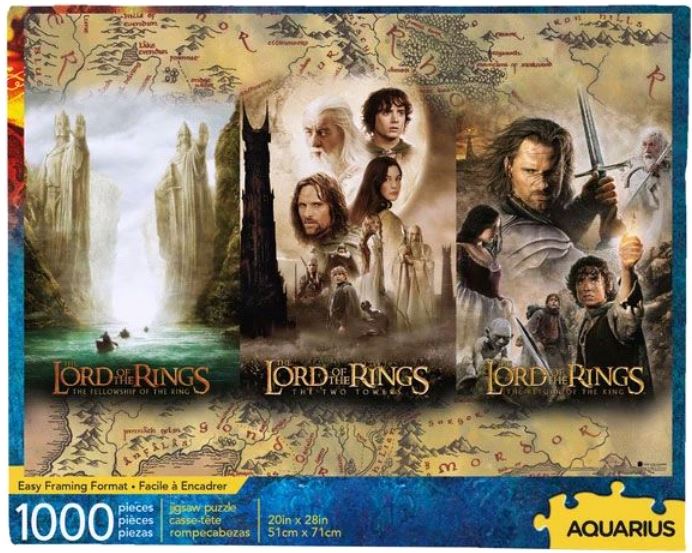 Puzzle 1000 Kusů - Lord Of The Rings - Pán Prstenů