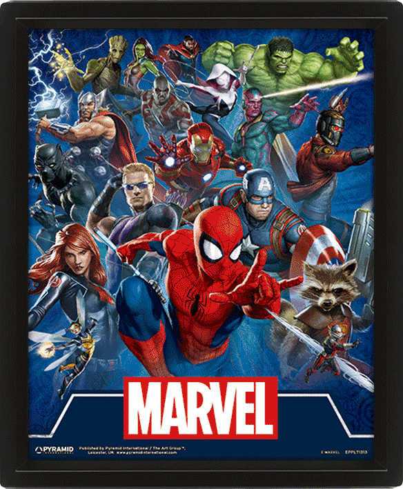 Obrázek 3d - 26 X 20 Cm - Marvel - Marvel