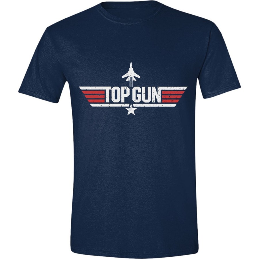 Tričko Pánské - Top Gun - vel.LOGO|NAVY|VELIKOST S - Top Gun