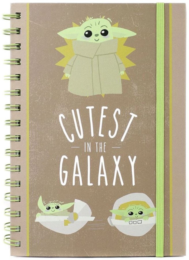 Blok - Zápisník A5 - Kroužková Vazba - Star Wars The Mandalorian