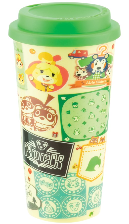 Hrnek Cestovní Plastový S Víčkem Hrnek Cestovní Plastový S Víčkem - Animal Crossing