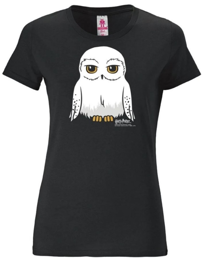 Tričko Dámské - Harry Potter - vel.HEDWIG|ČERNÉ|VELIKOST M - Harry Potter