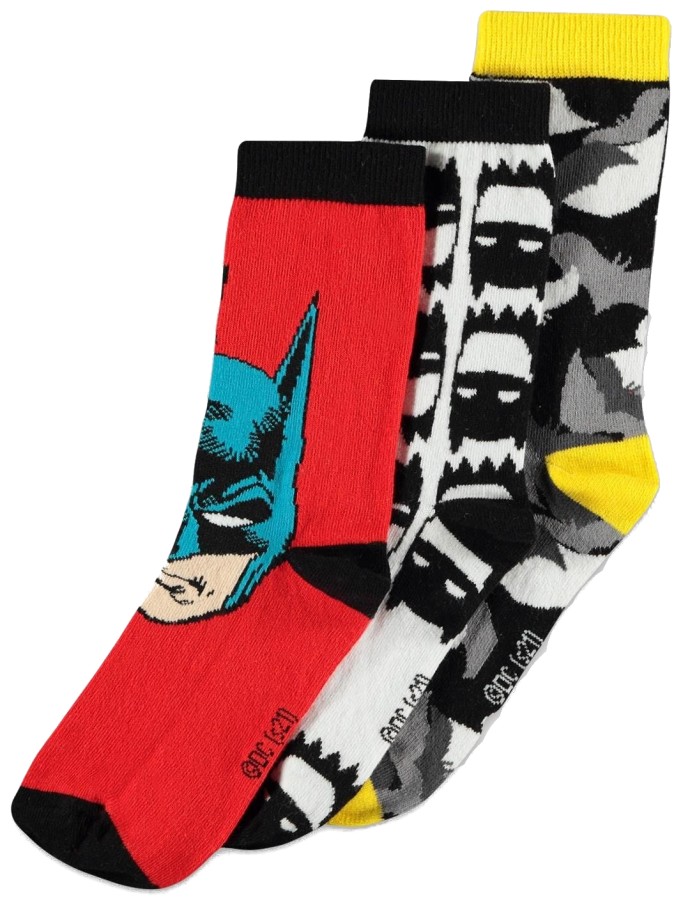 Ponožky Pánské - Set 3 Párů - Batman - Batman