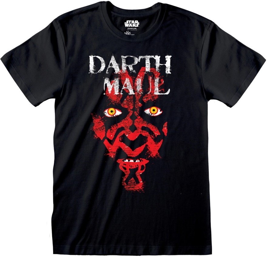 Tričko Pánské - Star Wars - vel.DARTH MAUL FACE|ČERNÉ|VELIKOST 2XL Tričko Pánské - Star Wars - vel.DARTH MAUL FACE|ČERNÉ|VELIKOST 2XL - Star Wars Iv