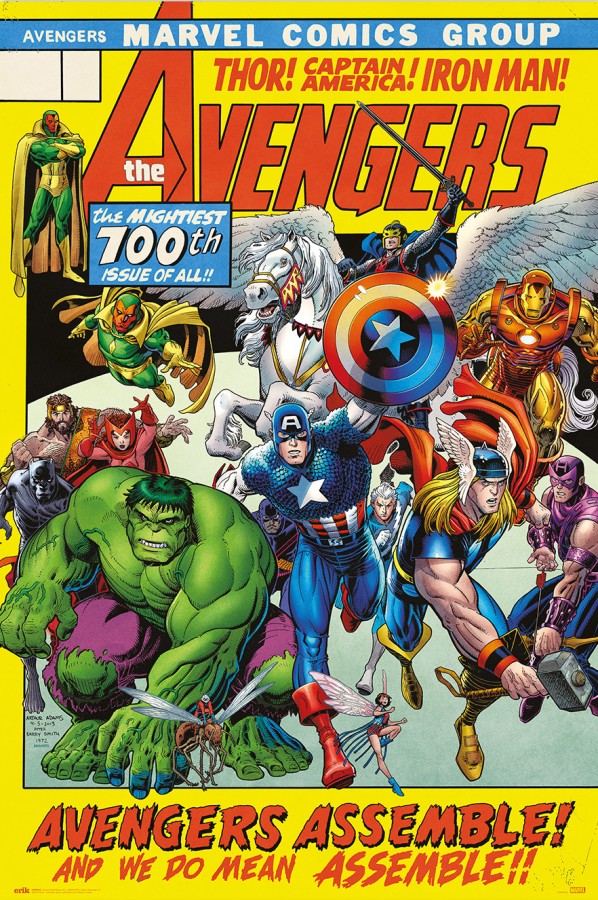Plakát 61 X 91,5 Cm - Marvel - Avengers Classic Comics