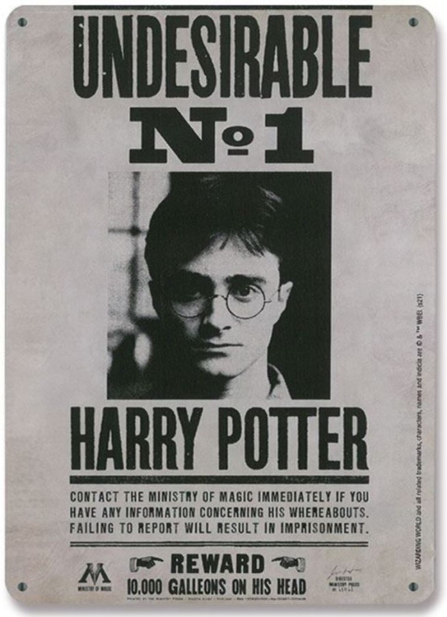 Cedule Na Zeď A5 - Harry Potter - Harry Potter