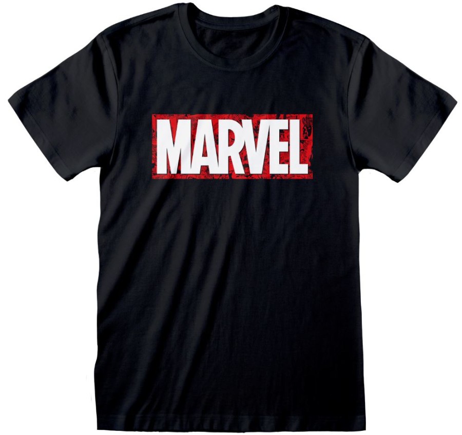 Tričko Pánské - Marvel - vel.LOGO|ČERNÉ|VELIKOST 2XL - Marvel