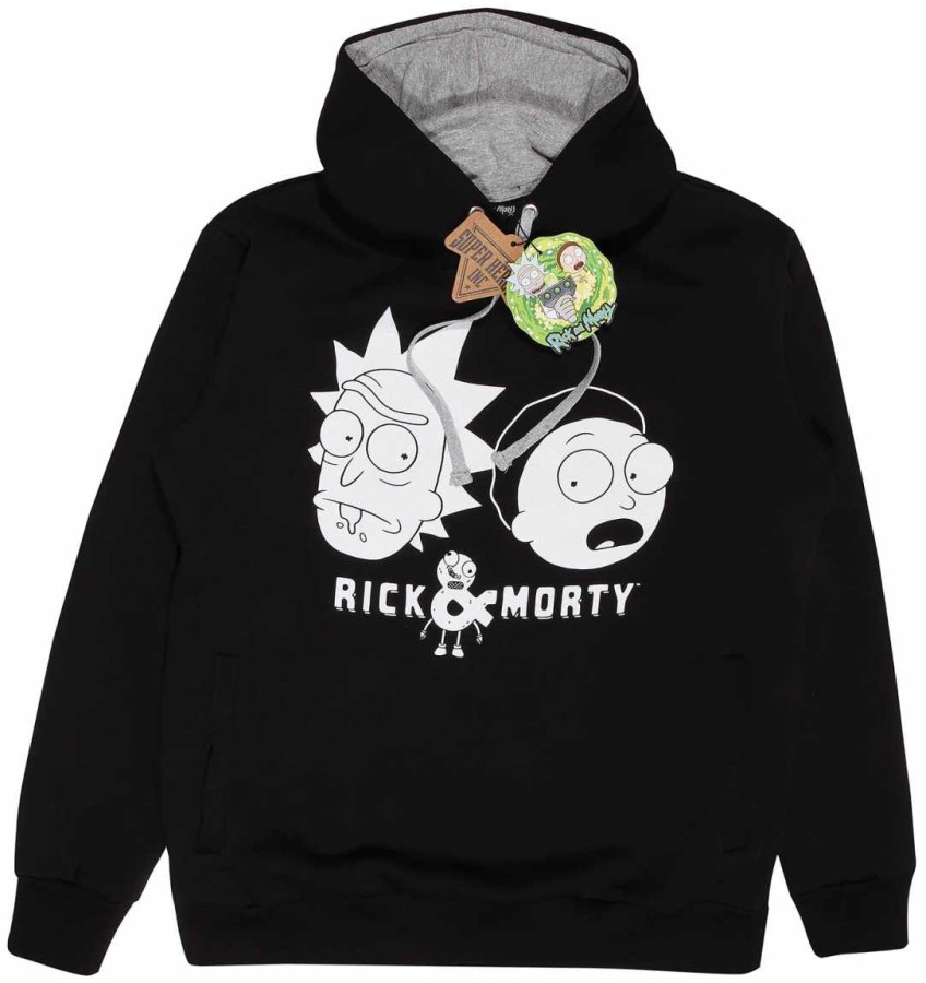 Mikina Pánská S Kapucí - XL - Rick And Morty