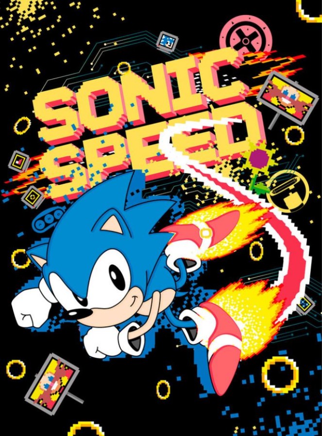 Plakát 61 X 91,5 Cm - Sonic - Sonic