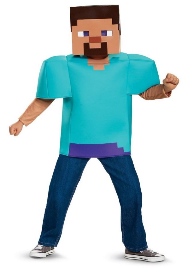 Kostým - Minecraft - vel.STEVE|VELIKOST 10-12 let Kostým - Minecraft - vel.STEVE|VELIKOST 10-12 let - Minecraft