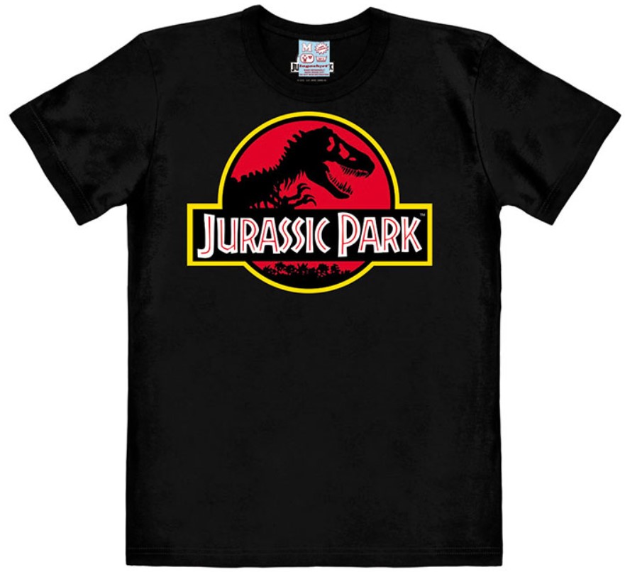 Tričko Pánské - Jurassic Park - vel.LOGO|ČERNÉ|VELIKOST XL