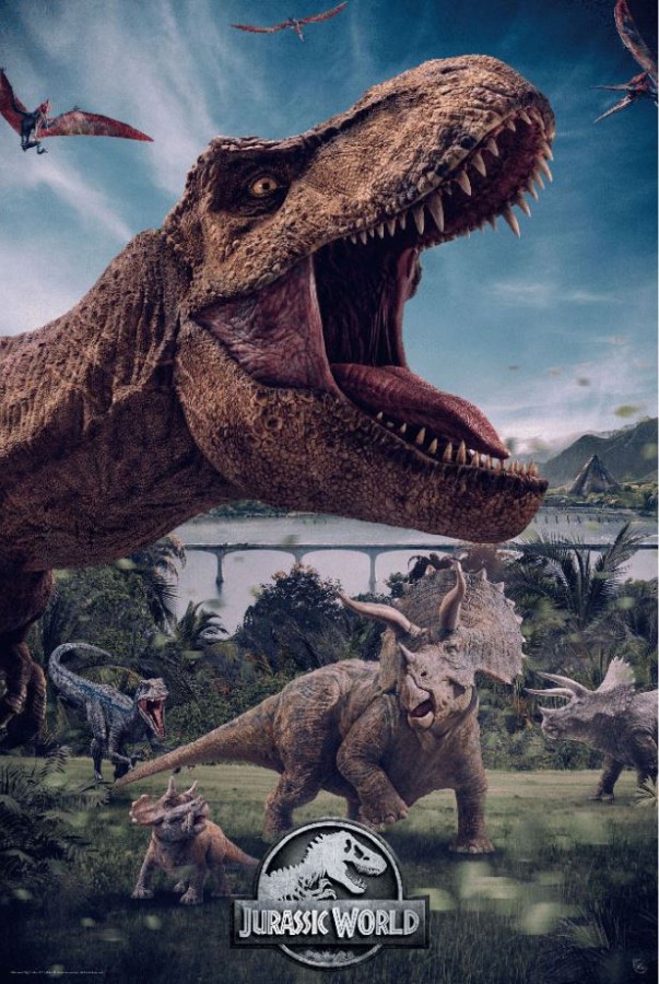 Plakát 61 X 91,5 Cm - Jurassic World - Jurský Park