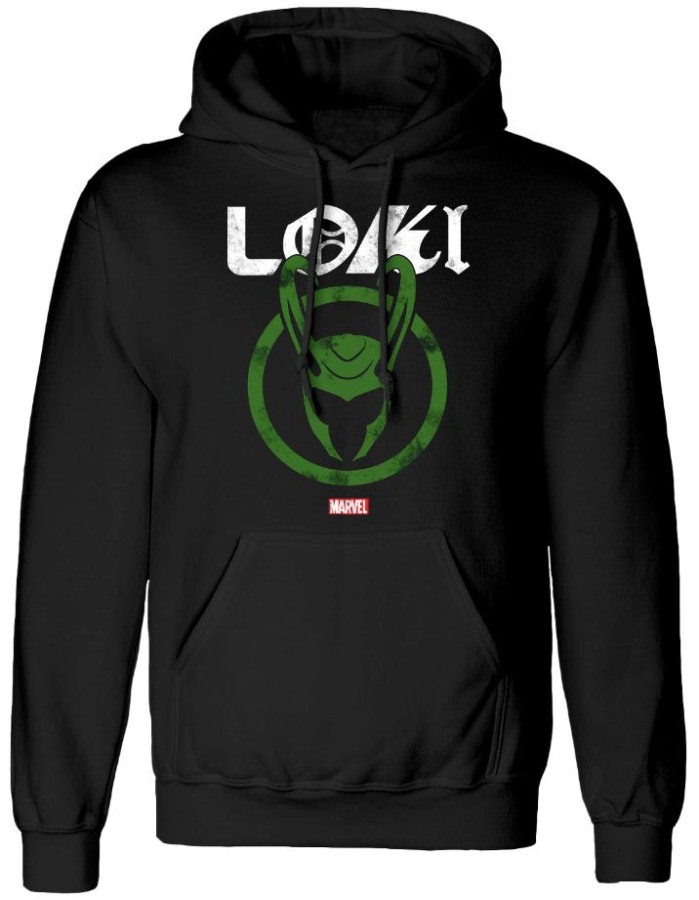 Mikina Pánská S Kapucí - Marvel - 2XL - Loki