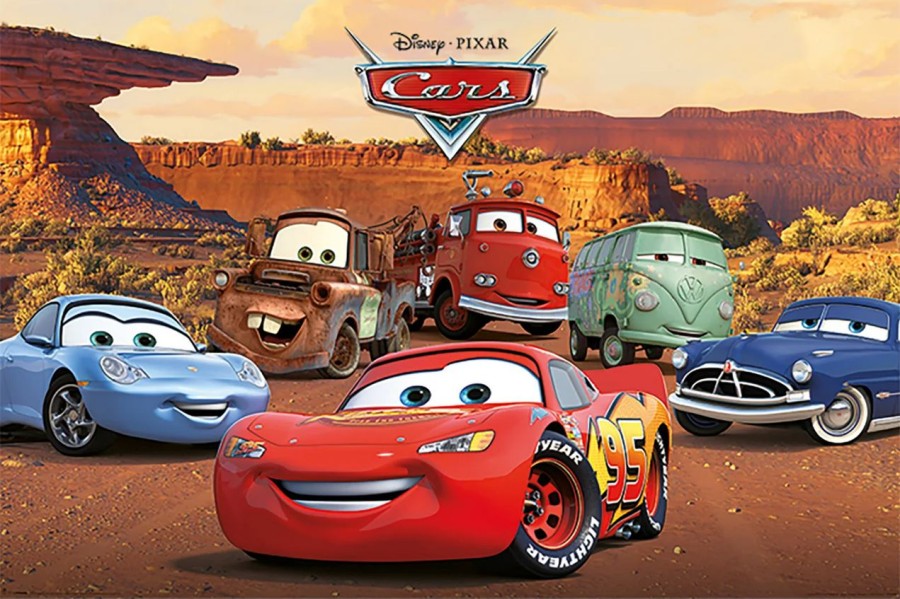 Plakát 61 X 91,5 Cm - Disney - Cars - Auta Disney Cars