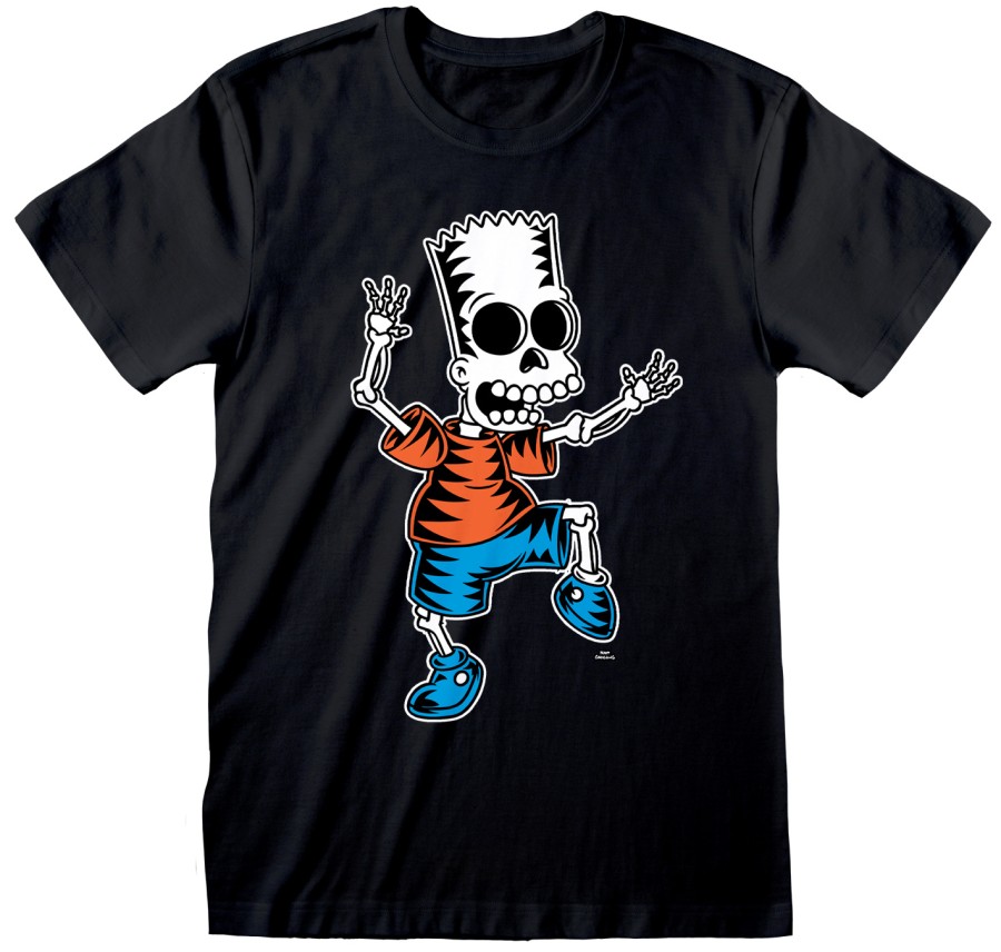 Tričko Pánské - The Simpsons - vel.SKELETON BART|ČERNÉ|VELIKOST XL - Simpsons