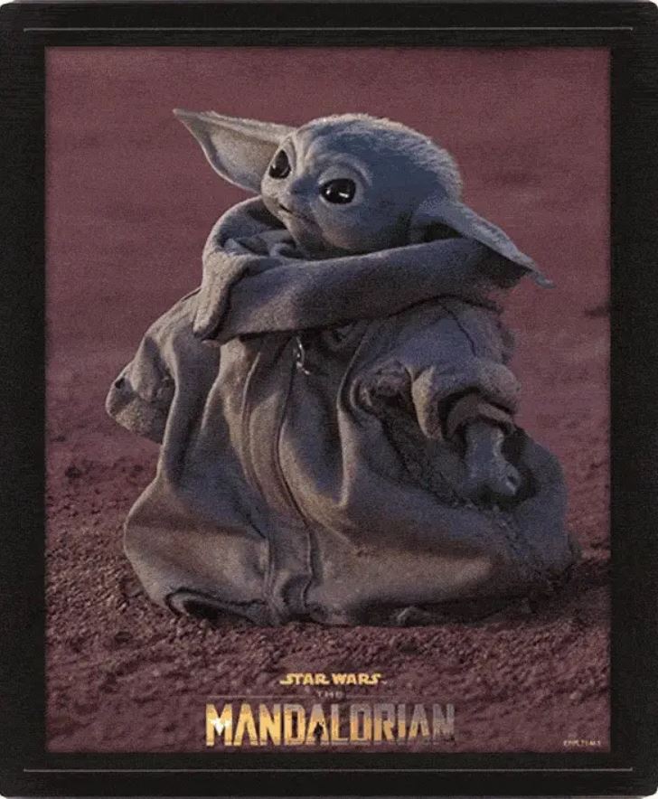 Obrázek 3d - 26 X 20 Cm - Star Wars The Mandalorian