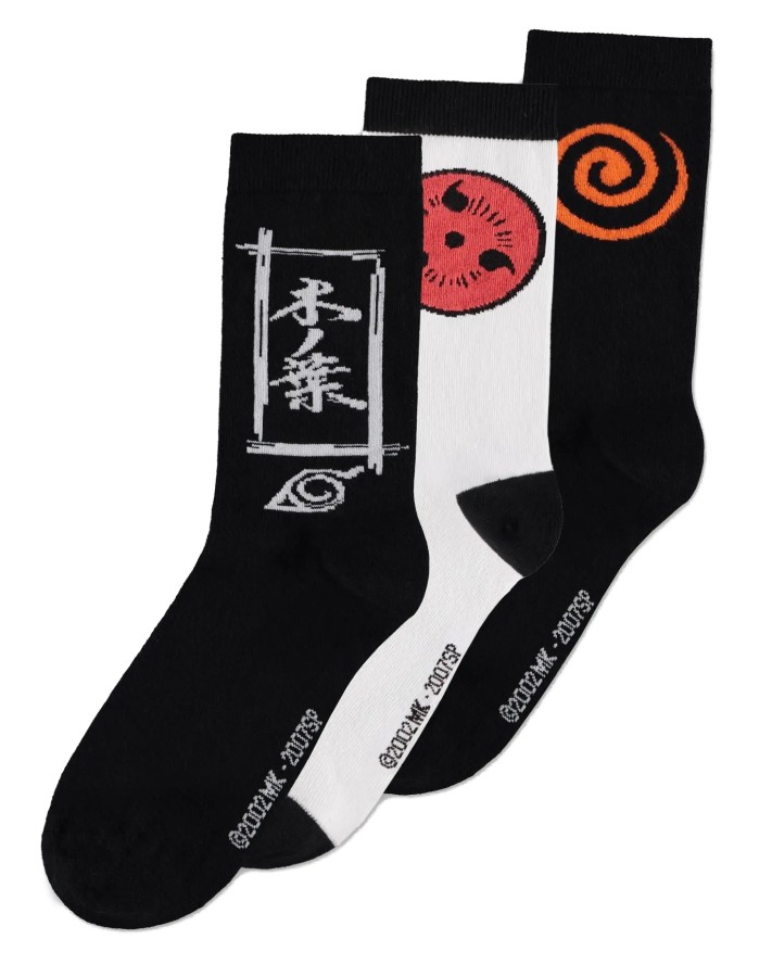 Ponožky Pánské - Balení 3 Párů - Naruto