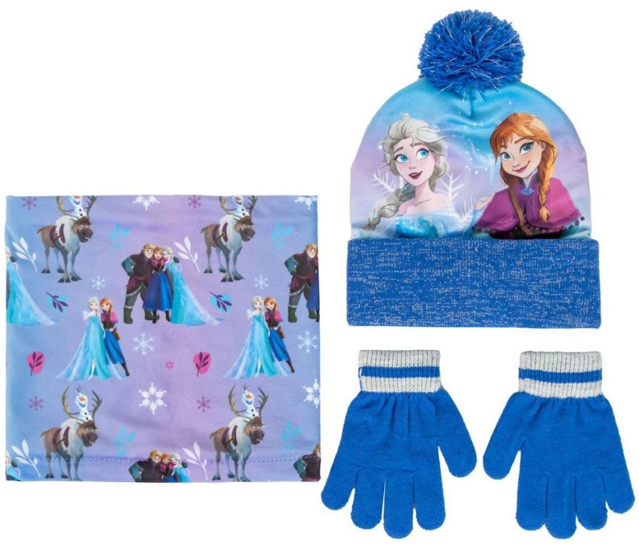 Zimní Set3 - Čepice,rukavice a&nbsp; Šátek - Frozen - Ledové Království