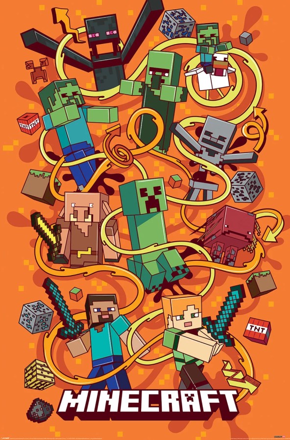 Plakát 61 X 91,5 Cm - Minecraft - Minecraft