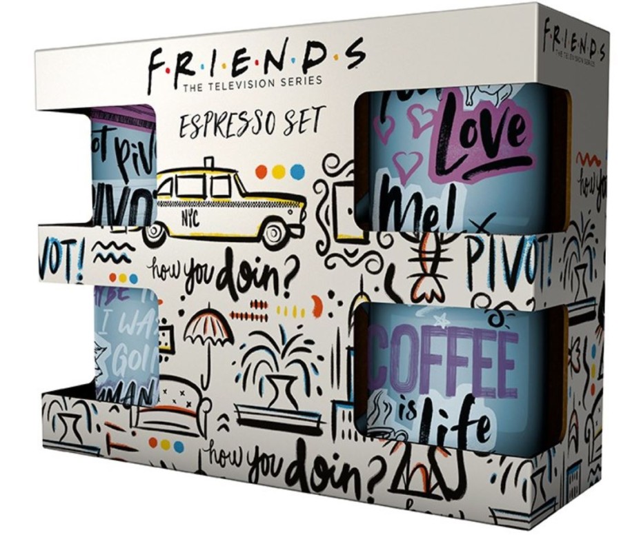 Hrnek Mini Set 4 Kusů - Friends - Přátelé