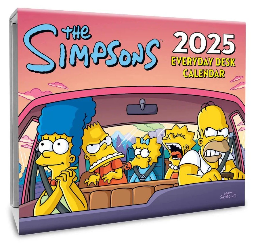 Kalendář 2025 Stolní Trhací - Film - 15 x 13 x 4 cm - Simpsons