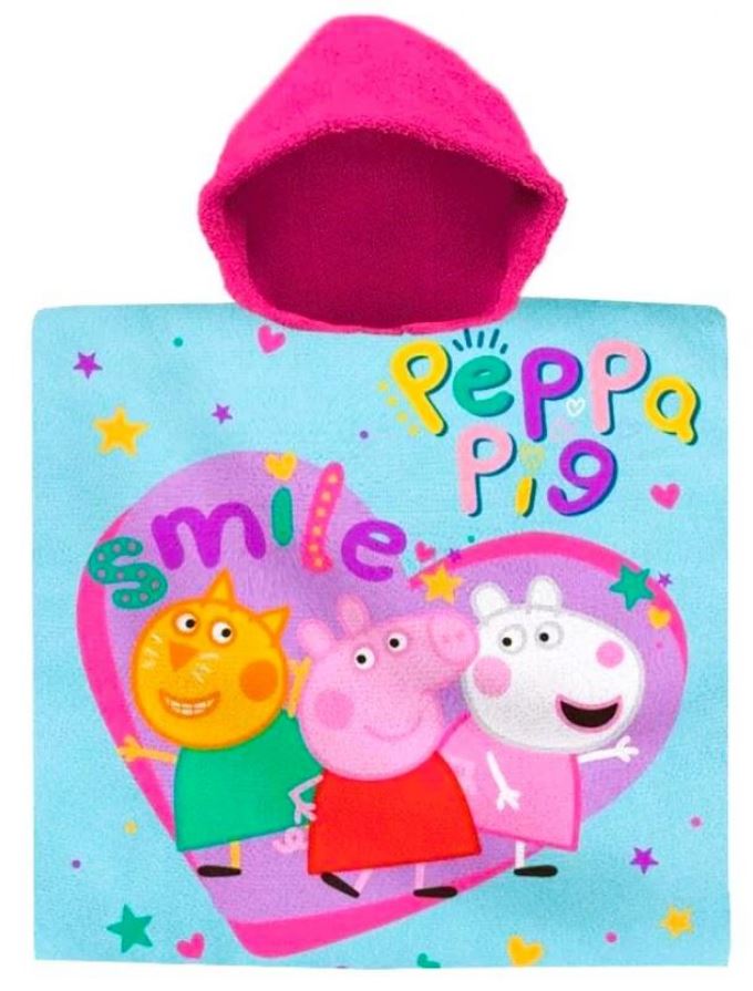 Ručník Dětský Pončo - Peppa Pig - Prasátko Peppa