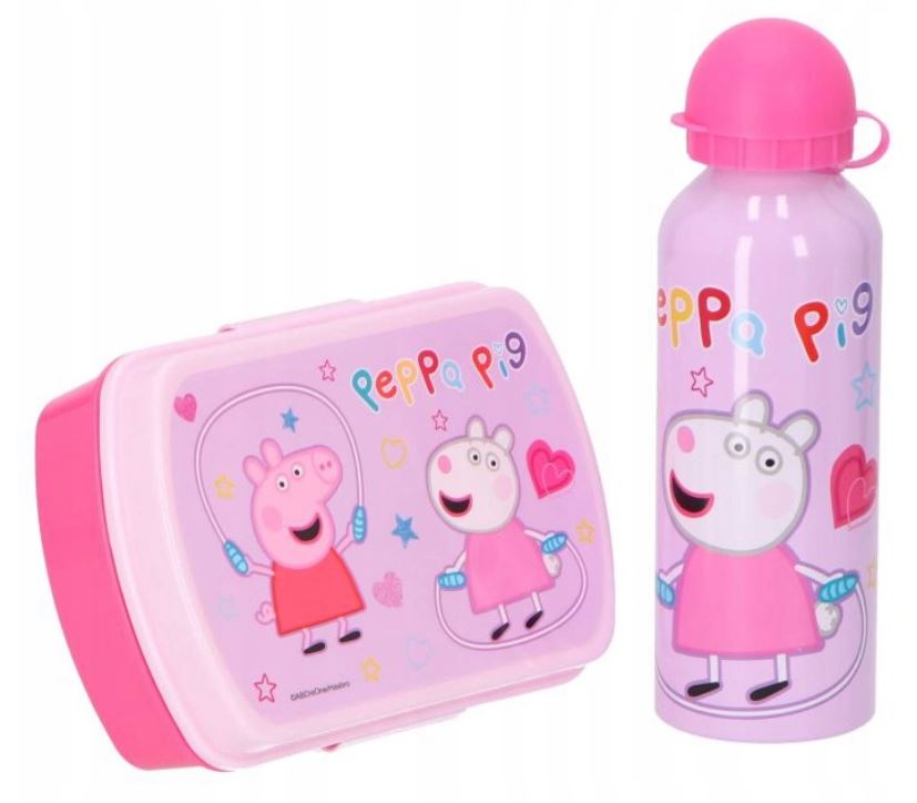 Láhev Na Pití Set2 - Peppa Pig - Prasátko Peppa