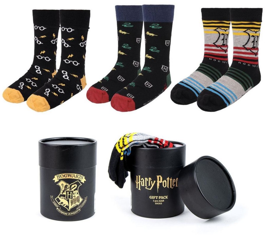 Ponožky Pánské - Set 3 Párů - Harry Potter