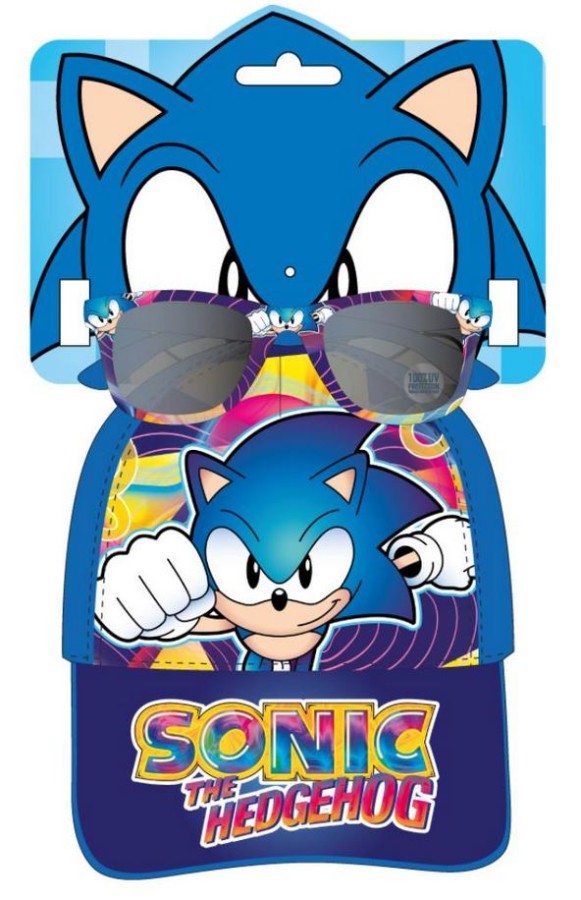 Čepice Kšiltovka Dětská S Brýlemi Čepice Kšiltovka Dětská S Brýlemi - Sonic