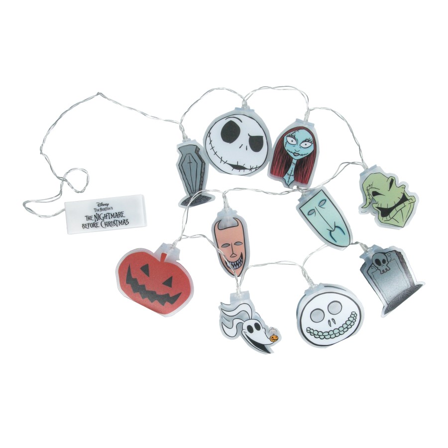 Světýlka K Zavěšení - Řetěz 10 Kusů Světýlka K Zavěšení - Řetěz 10 Kusů - The Nightmare Before Christmas