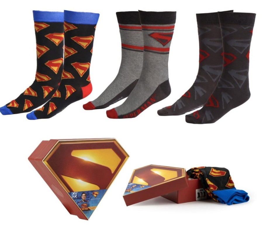Ponožky Pánské - Set 3 Párů - Dc Comics - vel.SUPERMAN|VELIKOST EU 38-45