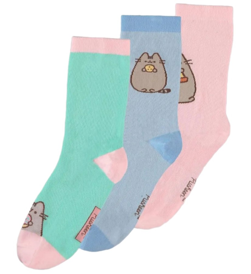 Ponožky Dámské - Balení 3 Kusů Ponožky Dámské - Balení 3 Kusů - Pusheen