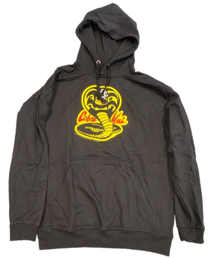 Mikina Pánská S Kapucí - Cobra Kai - vel.CREST|ČERNÁ|VELIKOST XL Mikina Pánská S Kapucí - Cobra Kai - vel.CREST|ČERNÁ|VELIKOST XL - Cobra Kai