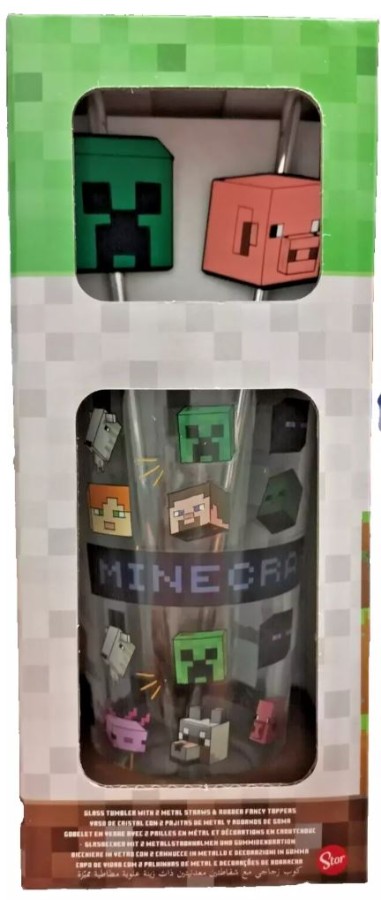 Sklenice S Kovovými Brčky - Minecraft