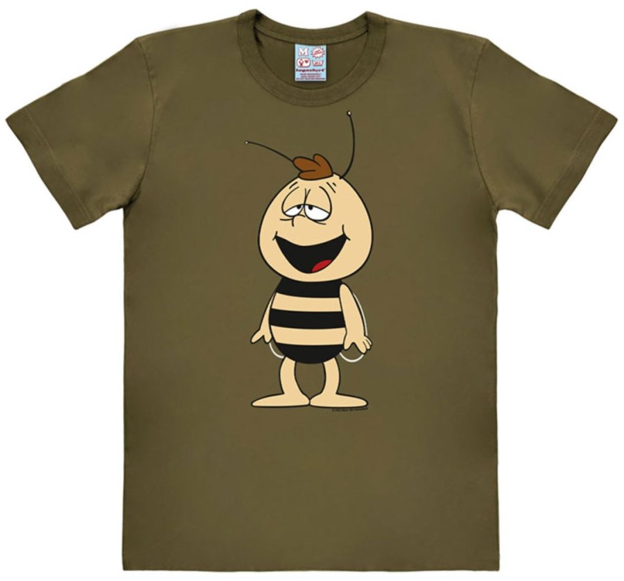 Tričko Pánské - Včelka Mája - vel.VILÍK|OLIVOVÁ|VELIKOST 2XL - Včelka Mája
