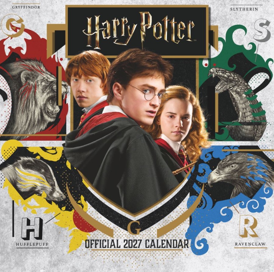 Kalendář 2027 Mini - Film - 17,8 x 17,8|35,6 cm - Harry Potter