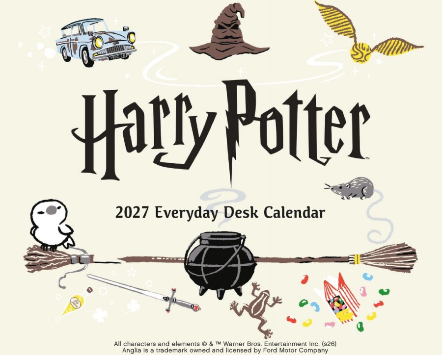 Kalendář 2027 Stolní Trhací - Film - 15 x 13 x 4 cm - Harry Potter