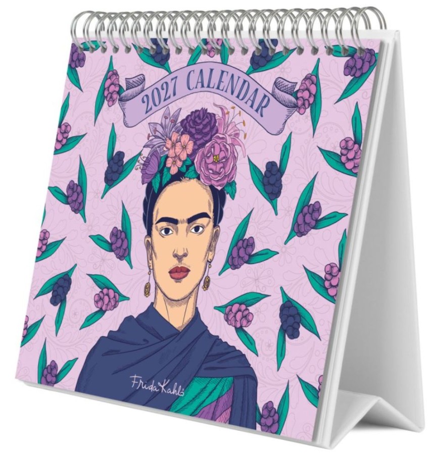 Kalendář 2027 Stolní - Art - 20 x 17 cm - Frida Kahlo