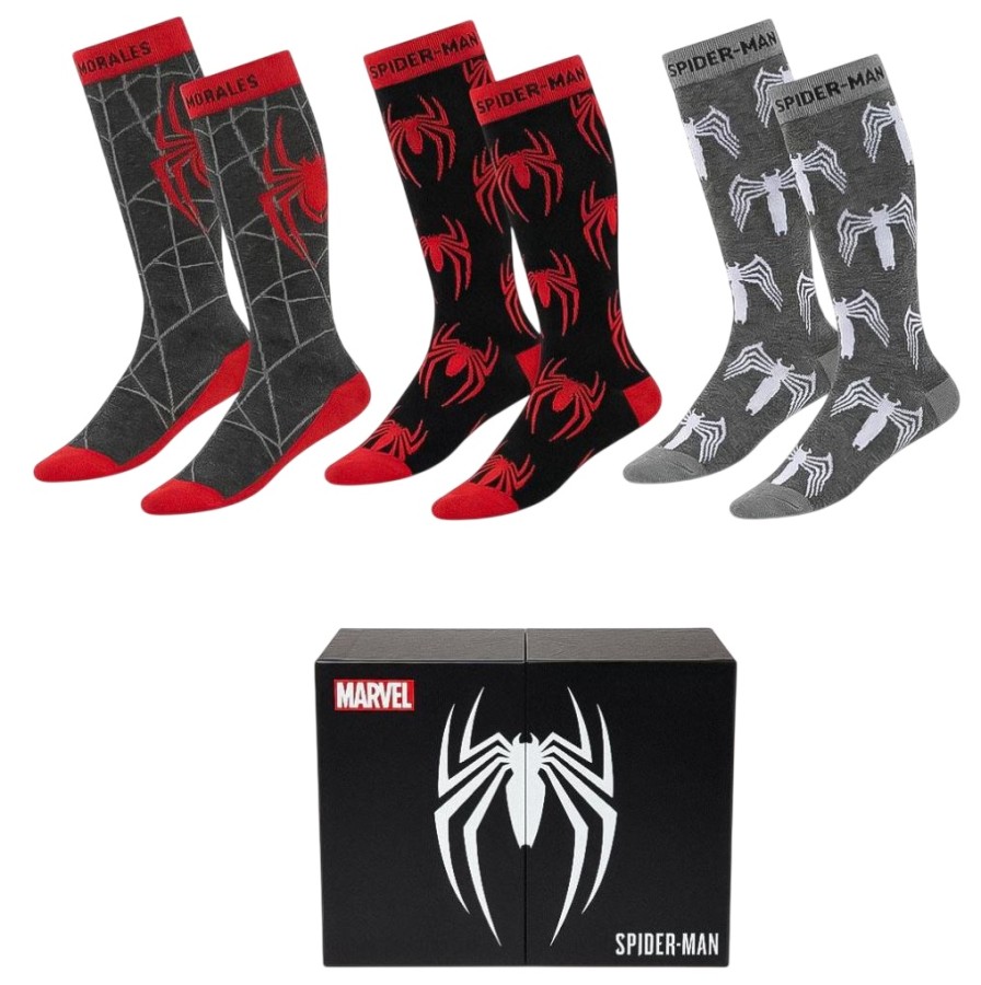 Ponožky Pánské - Marvel - Spiderman - vel.HANGING SPIDER|VELIKOST EU 38-45 - Spiderman Classic Comics