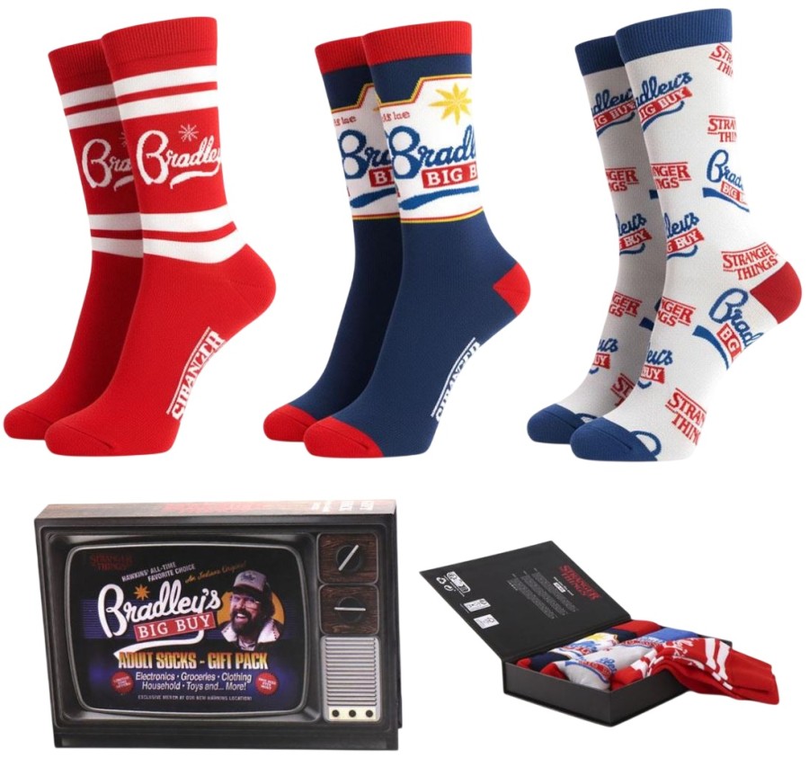 Ponožky Pánské - Set 3 Párů - Netflix - vel.STRANGER THINGS|VELIKOST EU 38-45 - Stranger Things