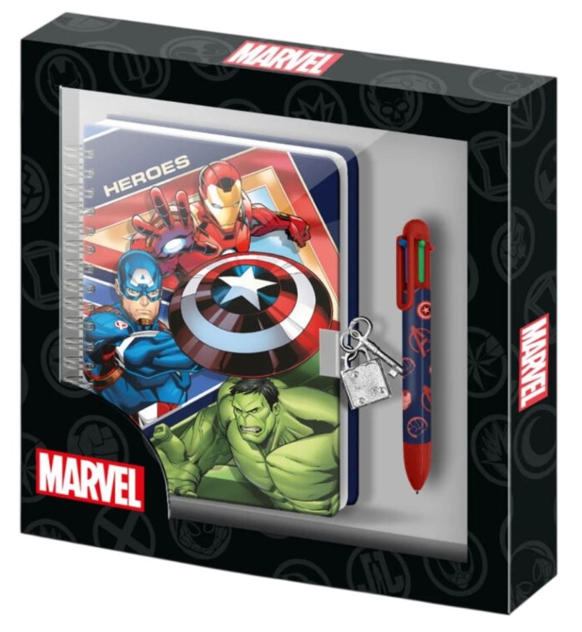 Blok - Zápisník A5 - Kroužková Vazba - Avengers