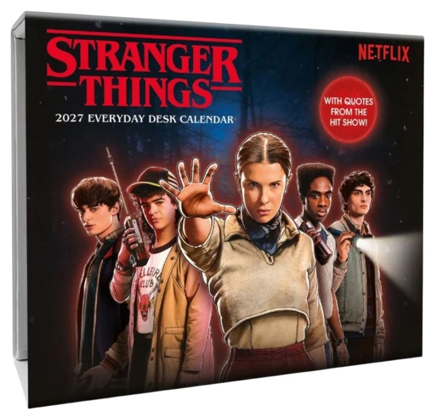 Kalendář 2027 Stolní Trhací - Film - 15 x 13 x 4 cm - Stranger Things