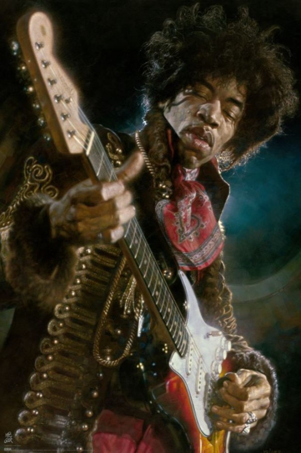 Plakát 61 X 91,5 Cm - Jimi Hendrix - Jimi Handrix