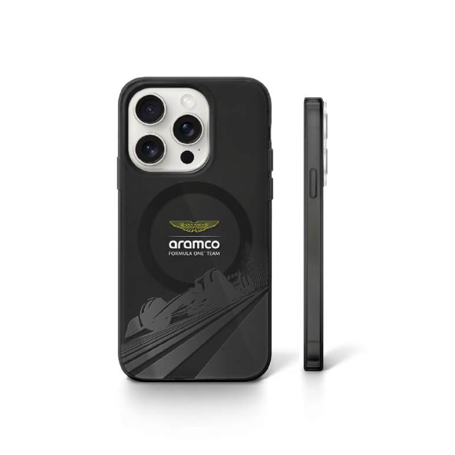 Aston Martin MagSafe obal na mobil iPhone 16 Pro černý - Aston Martin