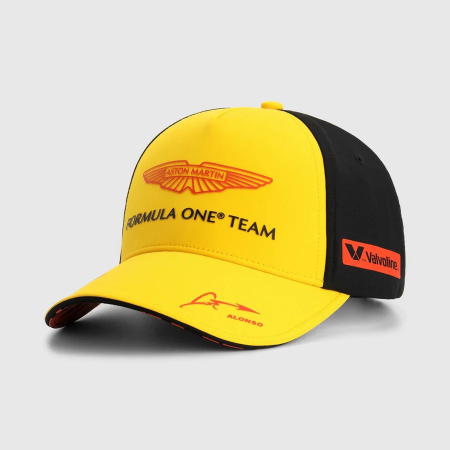 Aston Martin F1 2025 Fernando Alonso SE Barcelona týmová kšiltovka - Aston Martin