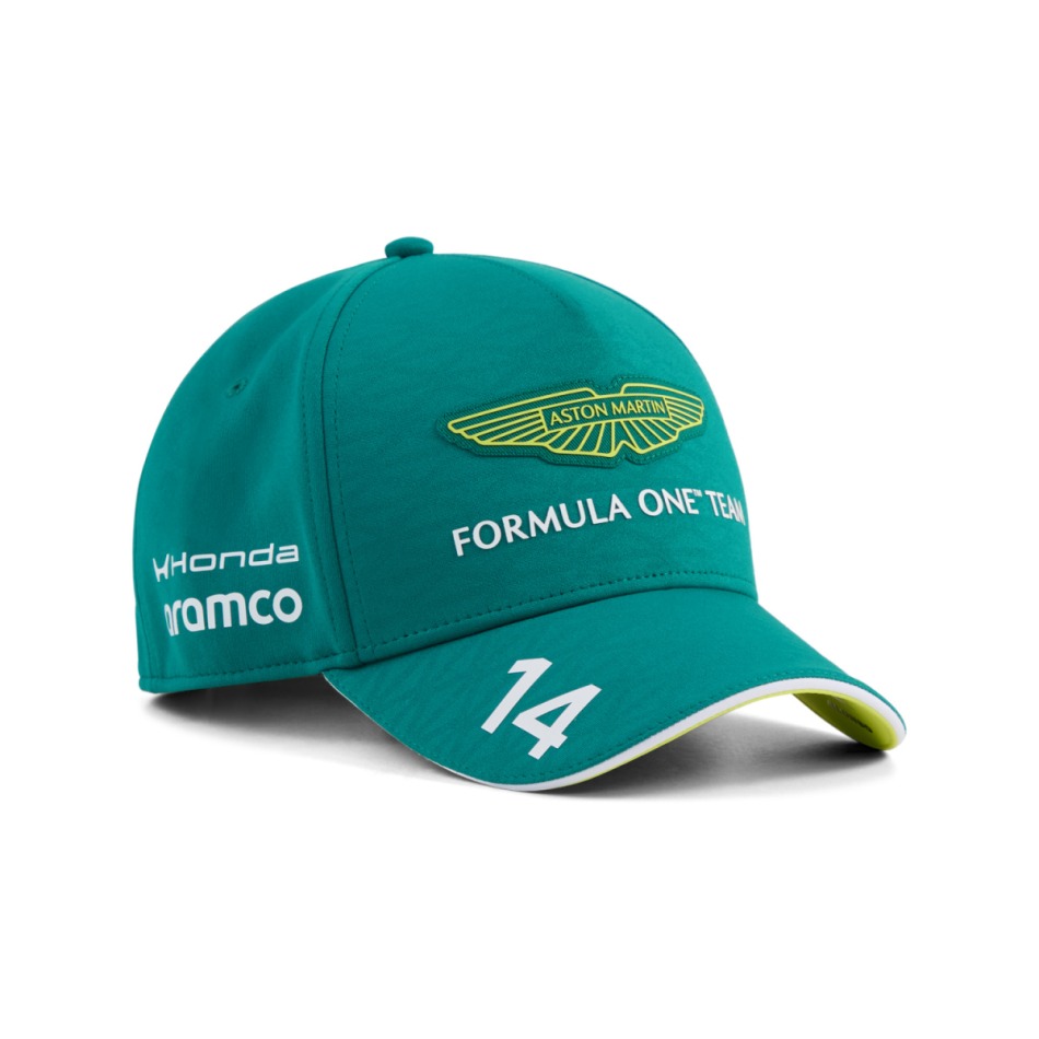 Aston Martin dětská čepice baseballová kšiltovka Fernando Alonso #14 green official Teamline Replica F1 Team 2026 - Aston Martin dětské oblečení